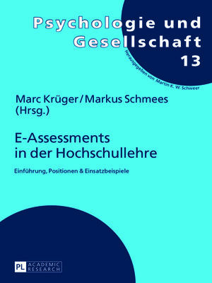 cover image of E-Assessments in der Hochschullehre
